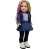 Set Vestiti Per Bambola 46 Cm: Top Bianco E Leggings Stampa Animali | The New York Doll Collection