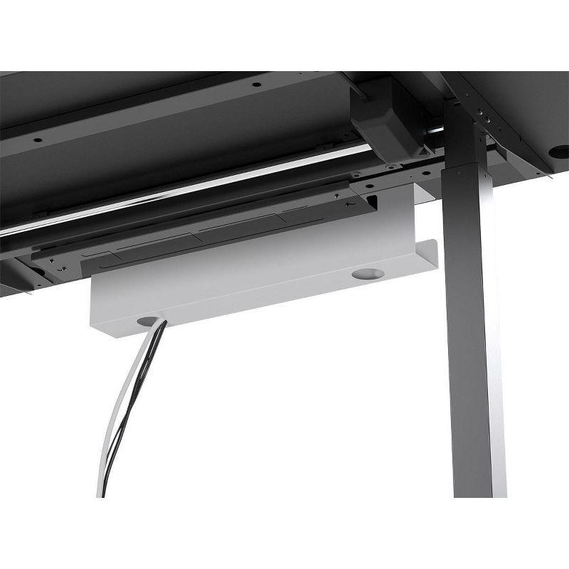 Monoprice Under Desk Cable Tray - Steel With Power Supply and Wire Management - Workstream Collection, 5 of 7