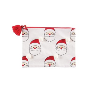 C&F Home Santa Claus Christmas Makeup Bag Organizer Pouch Fashion Accessory w/ Zipper - 1 of 1