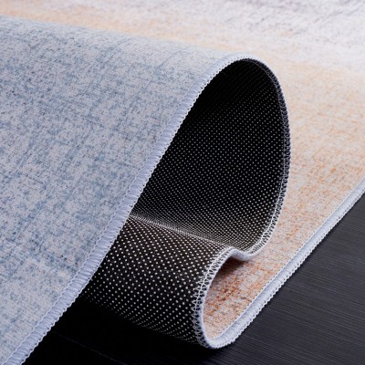 Tacoma TAC816 Power Loomed Machine Washable Accent Rug - Grey/Rust - 3'x5' - Safavieh.
