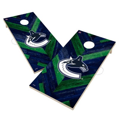 NHL Vancouver Canucks 2'x4' Solid Wood Cornhole Board