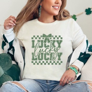 Simply Sage Market Lucky Stacked Coquette Short Sleeve Tee - 1 of 4