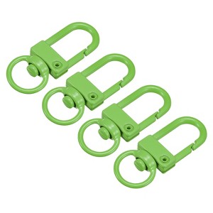 Unique Bargains DIY Craft Key Organization Lobster Claw Lanyard Swivel Clasps 1.3" x 0.51" 4 Pcs - 1 of 4