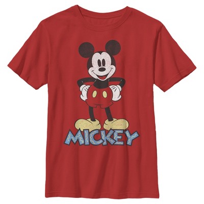 Boy's Mickey & Friends Distressed '90s T-shirt : Target