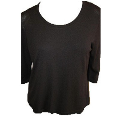 Women's Three Quarter Sleeve Tunic Top - ANGEL