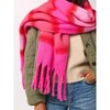 Shiraleah Amelia Pink and Red Plaid Blanket Scarf - 3 of 4