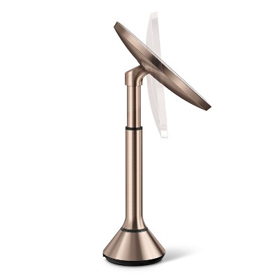 Rose Gold 5x Magnifying LED Sensor Makeup Mirror 8"