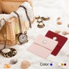 Unique Bargains Earrings Bracelets Velvet Pouches Snap Button Portable Jewelry Storage Bag 8 Pcs - 3 of 4