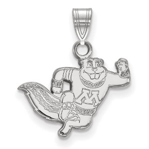 Black Bow Jewelry 10k White Gold Minnesota Golden Gophers NCAA Small Pendant - 1 of 3