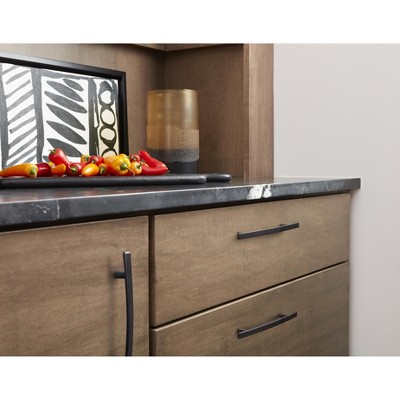 Black Bronze 7-13/16 Inch Contemporary Cabinet Pull
