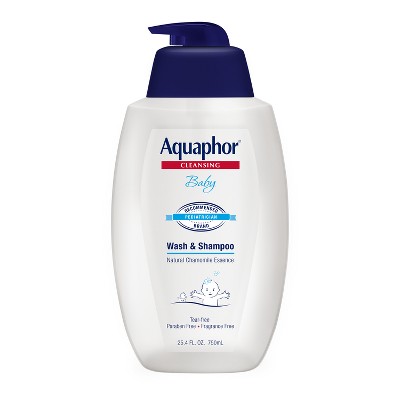 Aquaphor Unscented Baby Wash and Shampoo - 25.4oz