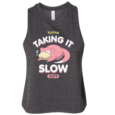 Women's - Pokémon - Slowpoke Taking It Slow Graphic Racerback Tank