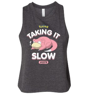 Women's - Pokémon - Slowpoke Taking It Slow Graphic Racerback Tank - 1 of 3