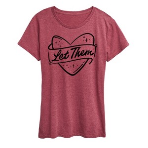Women's - Instant Message - Let Them Short Sleeve Graphic T-Shirt - 1 of 4