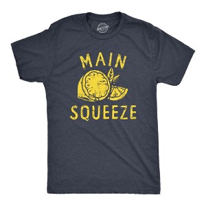Mens Main Squeeze T Shirt Funny Best Friend Lemon Joke Tee For Guys - Crazy Dog Men's T Shirt - 1 of 4