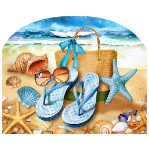 Briarwood Lane Summer Art Sign 8.25x10.25 Welcome To the Beach For Summer Art Sign - 1 of 4