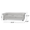 NicBex 83 Inch Morden 3-Seater Sofa Couch with Button Tufting and Nail Head for Living Room,Office,Apartment - 3 of 4