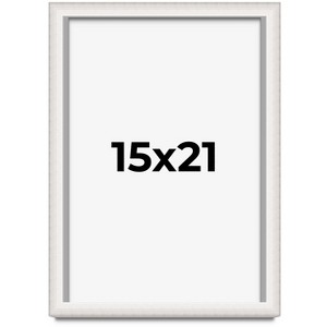 PosterPalooza | Shadow Box 1.5" Depth Silver Picture Frame - UV Acrylic, Backing, Hanging Hardware - 1 of 4
