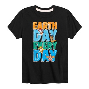 Boys' - Paw Patrol - Earth Every Day Short Sleeve Graphic T-Shirt - 1 of 4