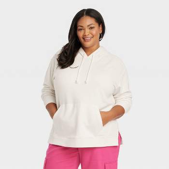 Women's Hoodie Sweatshirt - Universal Thread™ White 3x : Target