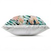 Stupell Industries Rosy Florals with Stripes Outdoor Decorative Throw Pillow, 18 x 18 - 2 of 3