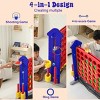 TopComfy Baby and Toddler Learning Toys Score Giant Game Set with Mesh Bag Jumbo Connect Basketball Hoop for Kids, Blue, 42.91"*16.14"*38.58" - 4 of 4