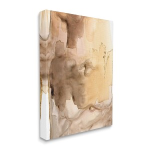 Stupell Industries Wet Paint Abstraction Brown Watercolor Strokes - 1 of 4