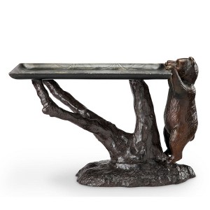 SPI Home Bear End Table – Handcrafted Metal Accent Table with Whimsical Wildlife Design for Indoor or Outdoor Use - 1 of 4