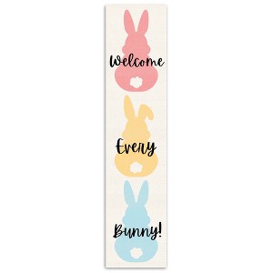 Creative Products Welcome Every Bunny 10.5 x 47 Porch Leaner - 1 of 1