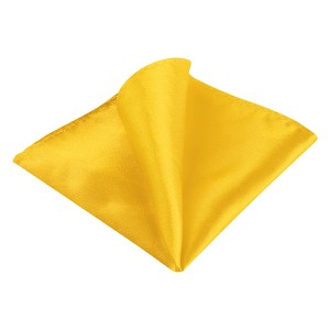 INSPIRE CHIC Men's Wedding Party Solid Color Self-Folded Pocket Squares - 1 of 4