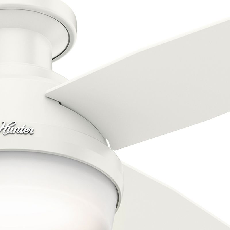  44" Dempsey Low Profile Ceiling Fan with Remote (Includes LED Light Bulb) - Hunter Fan, 5 of 16