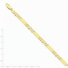 Black Bow Jewelry Men's 14k Yellow Gold, 7mm Fancy Link Bracelet, 8 Inch - 2 of 3