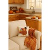C&F Home Colorful Turkey Tail Pilgrim Hat Hooked Mini Thanksgiving Accent Pillow 10" x 10" - 4 of 4