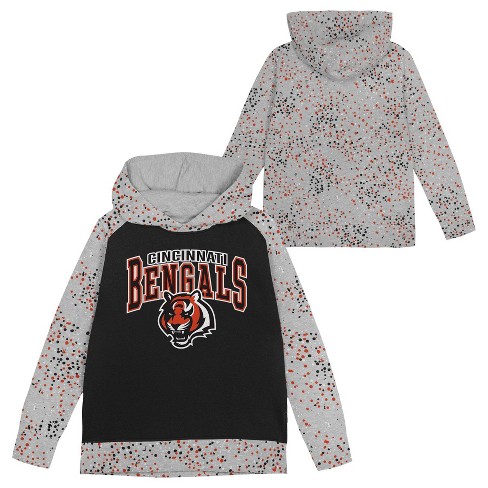 NFL Cincinnati Bengals Girls' Fleece Hooded Sweatshirt - image 1 of 3