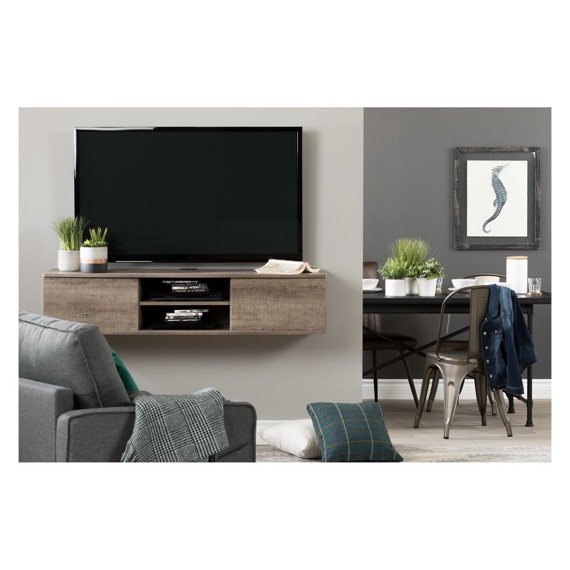 Agora Wall Mounted TV Stand for TVs up to 55" - South Shore, 4 of 11