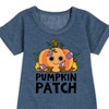 Girls' - Instant Message - Fall Graphic Short Sleeve Fleece Dress - 2 of 4