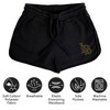 Women's California State University Long Beach Primary Logo Casual Drawstring Cotton Sweat Shorts With Pockets - 3 of 4
