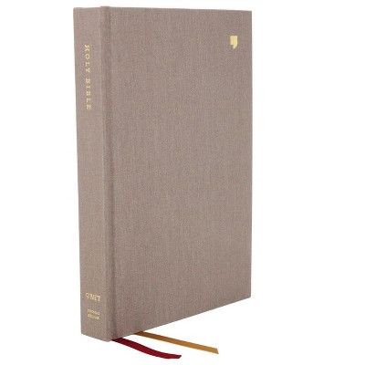 Net Bible, Thinline, Cloth Over Board, Gray, Comfort Print - by  Thomas Nelson (Hardcover)