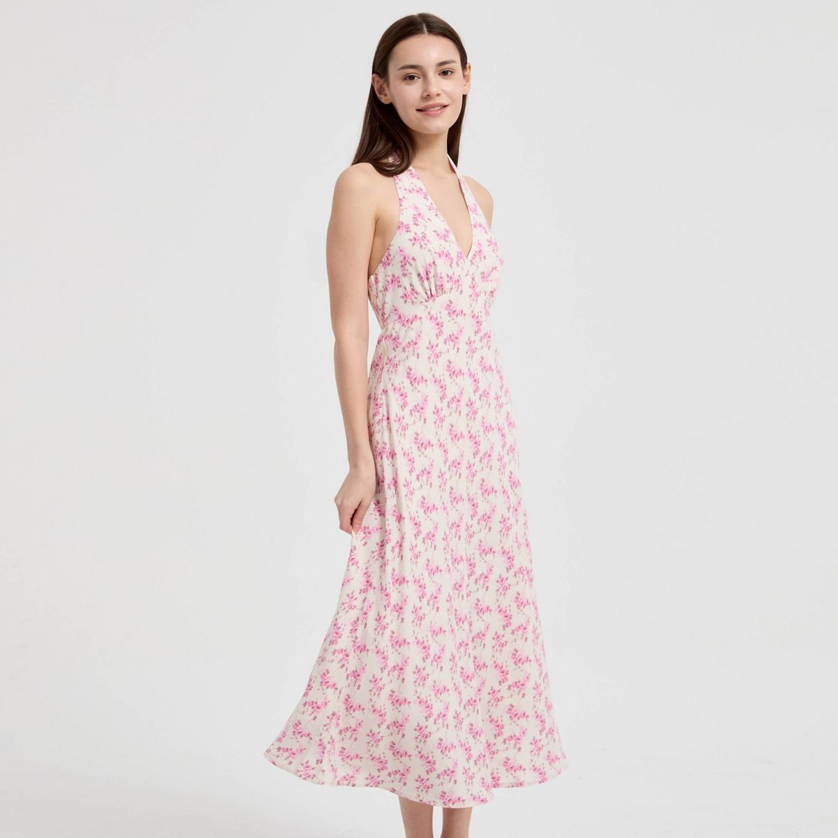 Women's Smocked Midi A-Line Dress - A New Day™ - thumbnail 6