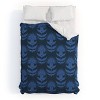 Deny Designs Schatzi Brown Aurelia Floral Blue Queen/Full Comforter and Sham Set (2-3pc Set) - 2 of 4