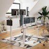RISOKEYS 56 inch Computer Desk - Adjustable Desk with Spacious Desktop,Headphone Hook for Home Office & Office, Easy to Use - 2 of 4