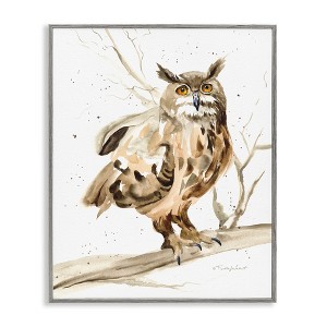 Stupell Industries Owl Perched in Tree, 16" x 20" - 1 of 4
