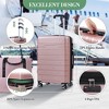 Lightweight Expandable ABS Hardshell Suitcase with TSA Lock, Spinner Wheels, and Telescopic Handle, Hardside Luggage for Men Women - 4 of 4
