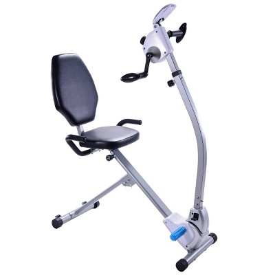exerpeutic folding semi stationary recumbent bike