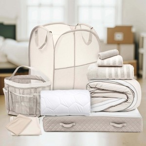Nestl Back to College Kit, Twin XL Bed in a Bag with College Dorm Bedding, Twin XL Comforter Sets, College Dorm Room Essentials - 1 of 4