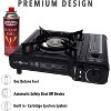 GasOne Portable Gas Stove with Carrying Case, 9,000 BTU, CSA Approved, Black,  GS-3000 - 4 of 4