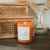 Sweet Water Decor Fall Leaves 15oz Orange Matte Jar Candle - 3 of 3