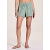 Avalanche Women's Lightweight Silky Soft Jersey Hiking Cargo Short with Drawstring Waistband - 3 of 4
