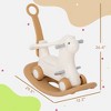 Rocking Horse for Toddlers 2-5 Years, 4-in-1 Baby Rocking Horse with Detachable Balance Board and Push Handle - 3 of 4