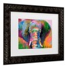 Trademark Fine Art - Richard Wallich Elephant 2 Matted Framed Art - 3 of 4